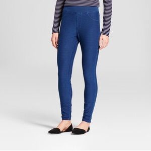 Women’s Blue Knit Leggings